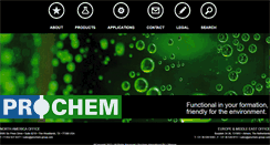 Desktop Screenshot of prochem-group.com